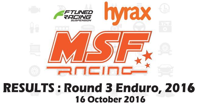 MSF Racing 2016 Rnd 3 Enduro Results