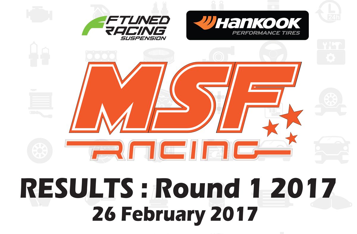 MSF Racing 2017 Rnd1 Results