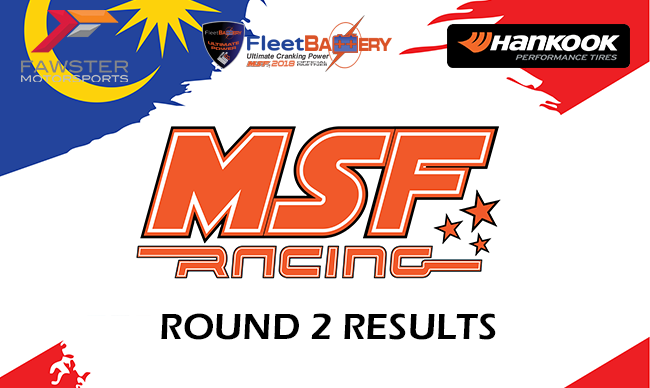 MSF Racing 2018 Round 2 Results