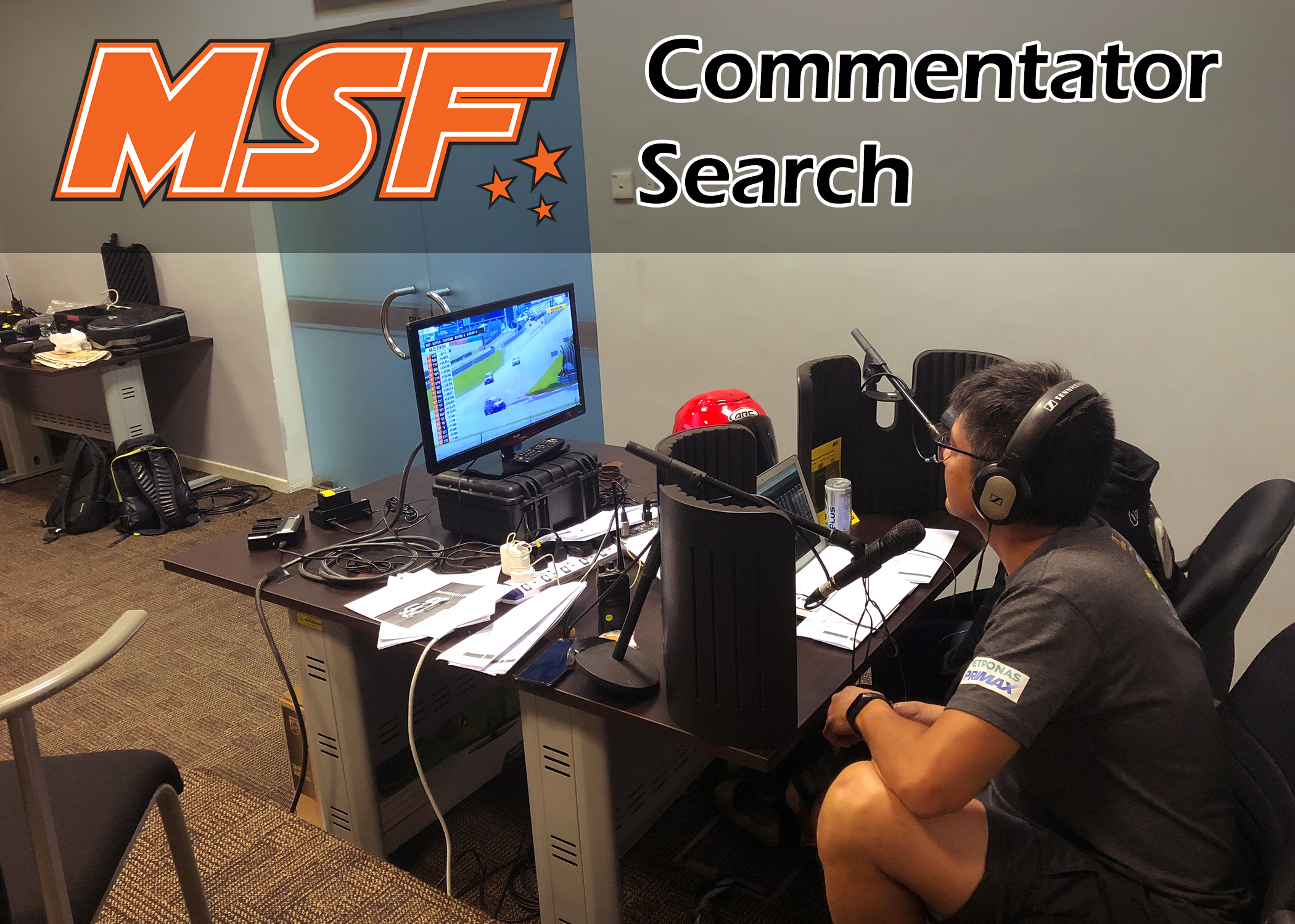 Commentator Search for MSF Live Feed