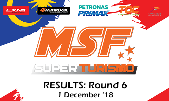 MSF Finale 2018 SuperTurismo Results