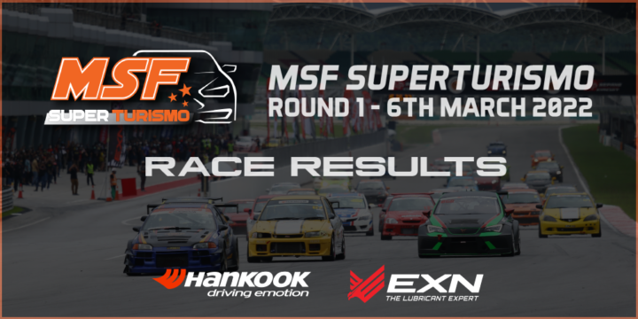 MSF SUPERTURISMO ROUND 1-2022 RESULT