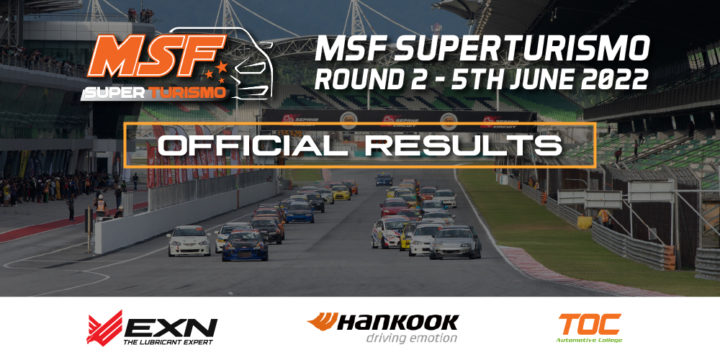 MSF SUPERTURISMO ROUND 2-2022 RESULT